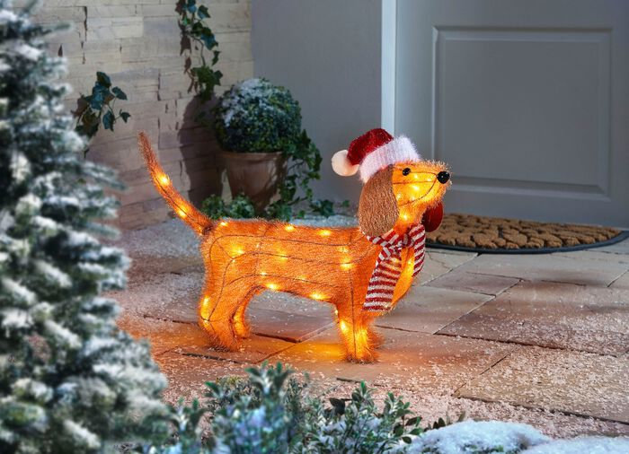 LED-Weihnachts-Dackel 