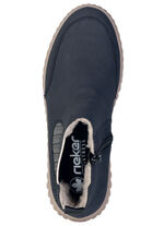 Rieker, trendige Damen-Boots, Winterschuhe, mit herausnehmbarem Fußbett DUNKELBLAU