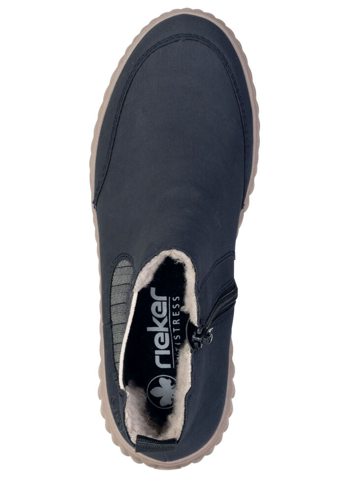 Rieker, trendige Damen-Boots, Winterschuhe, mit herausnehmbarem Fußbett DUNKELBLAU