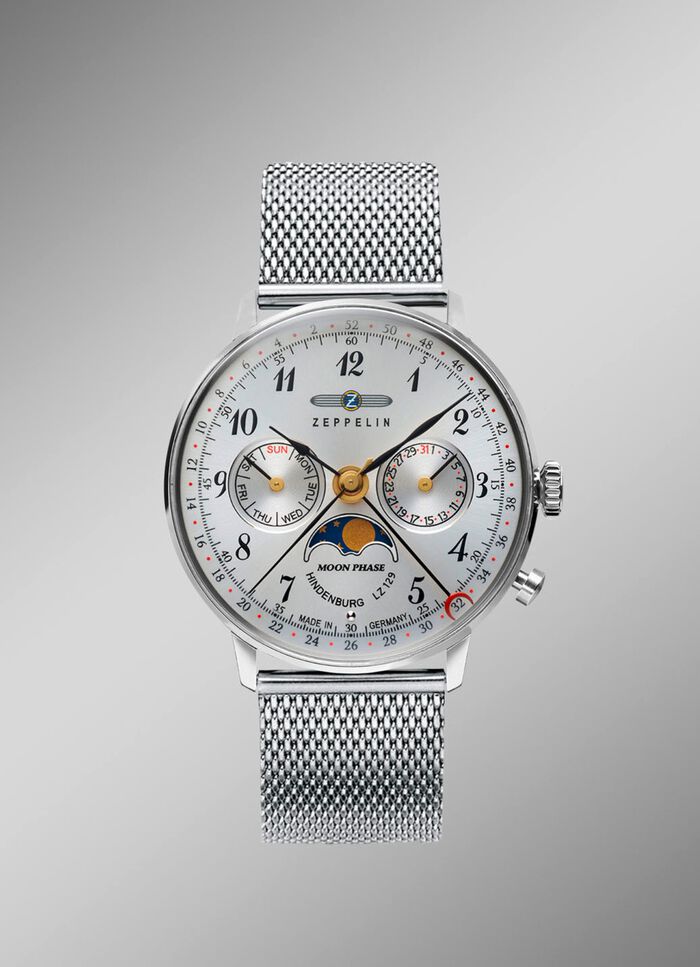 Zeppelin-Quartz-Partneruhren aus der Serie Hindenbrurg 