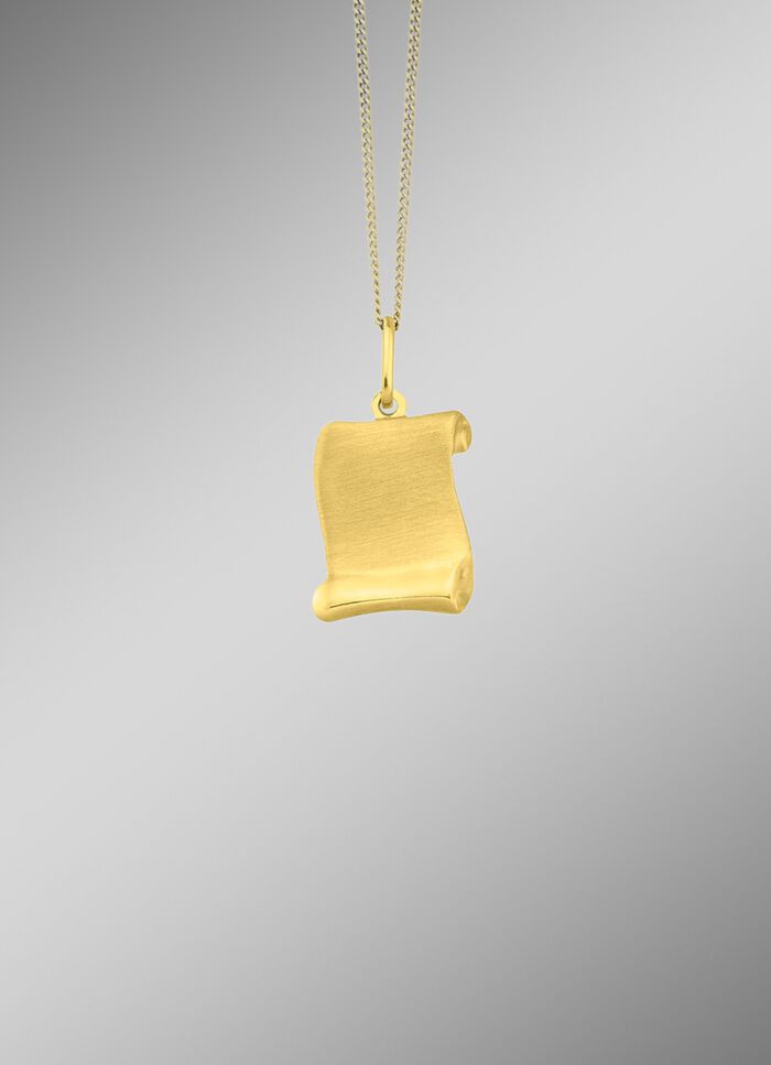 Toller Anh&auml;nger in Form einer Schriftrolle 