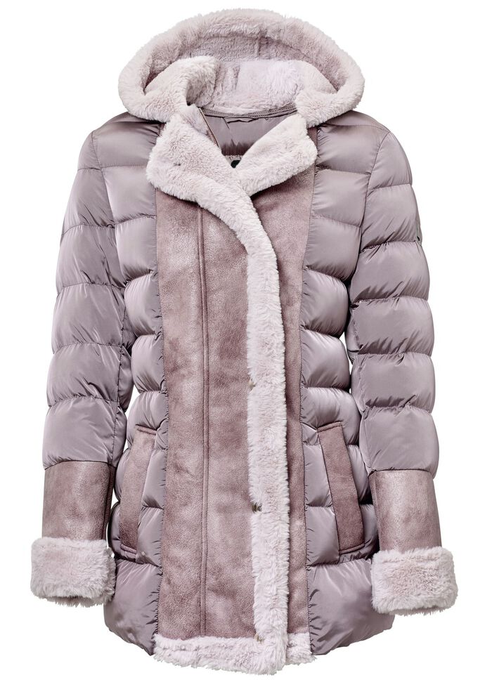 Jacke in herrlichem Materialmix 