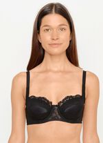 Susa Dirndl-BH mit Au&szlig;entr&auml;gern SCHWARZ