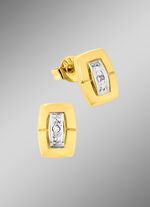 Moderne Ohrstecker mit Diamanten 