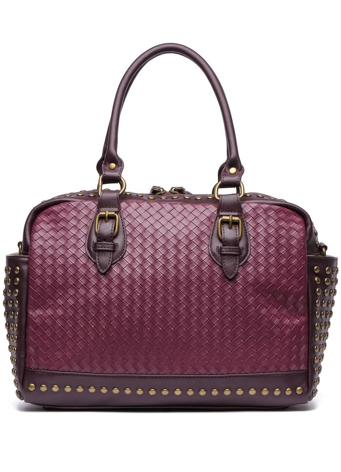 Collezione Alessandro Tasche mit trendigen Ziernieten BORDEAUX