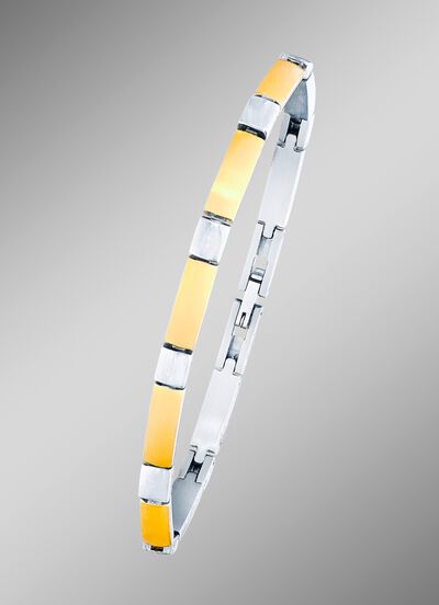 Wundersch&ouml;n und modern: Armband in Bicolor 