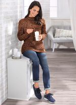 Pullover in aufwendiger Melange-Optik 