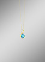 Bezaubernder Anh&auml;nger mit Blautopas 