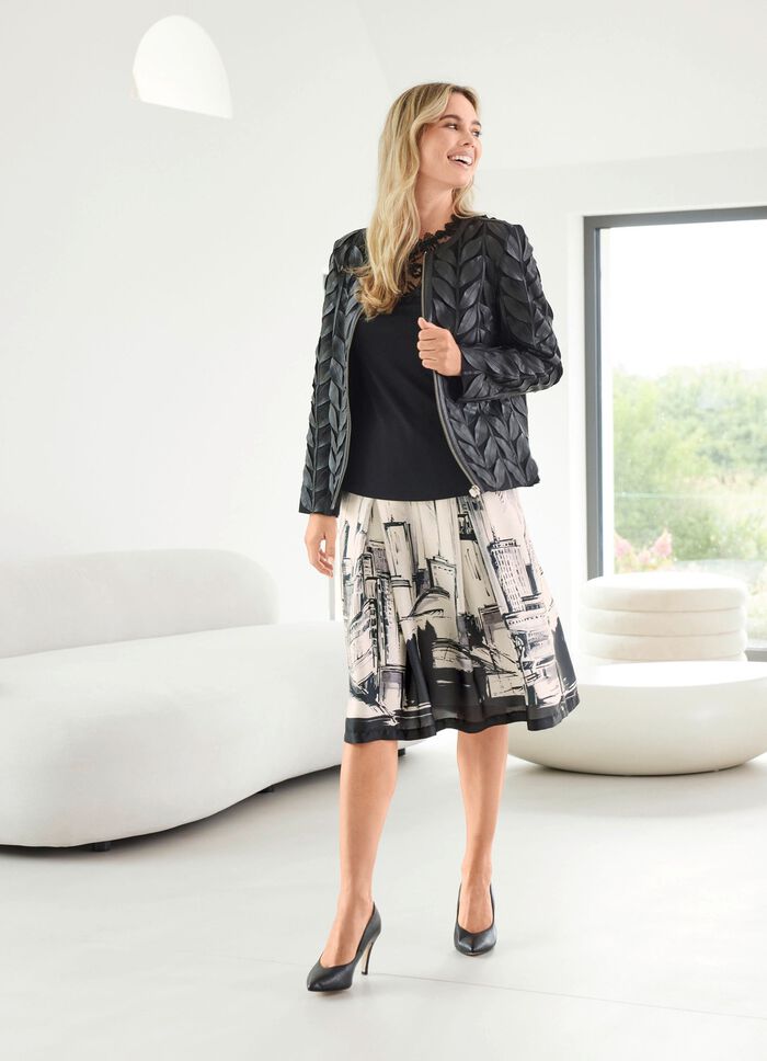 Rock mit breitem Bund 