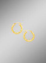 S&uuml;&szlig;e verdrehte Creolen 