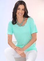 Shirt mit interessanter Verarbeitung in 2 Farben 