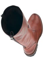 Remonte, gef&uuml;tterte Damen-Stiefel, Winterschuhe, Weite G, mit Rei&szlig;verschluss MARONE-MOKKA