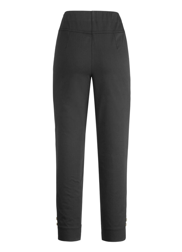 Hose mit dekorativen Zierkn&ouml;pfen SCHWARZ