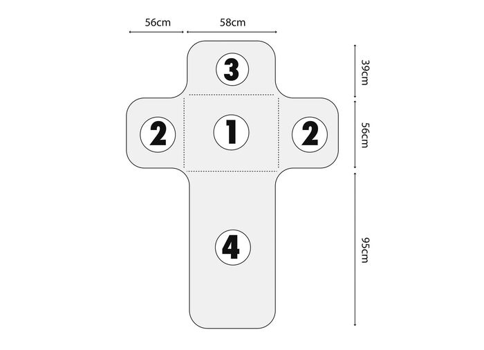 Wende-Schoner für Sessel oder Sofa BEIGE-BRAUN