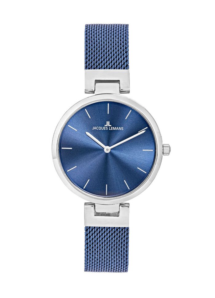 Quartz-Damenuhr mit Edelstahlgeh&auml;use und Edelstahlband 