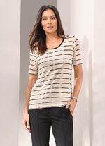 2-in-1 Shirt mit Kontrastblende 