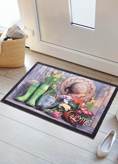 Fu&szlig;matte Home mit rutschhemmender R&uuml;ckseite 