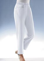 7/8-Jeans aus Soft-Denim WEISS