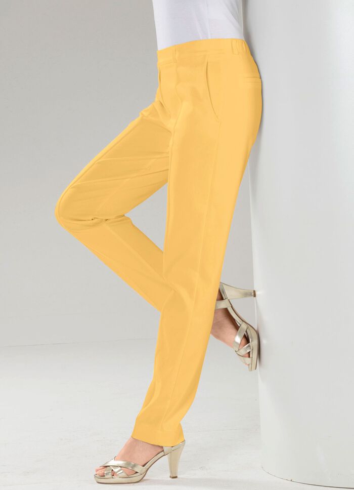 Hose mit Ziersteppungen 