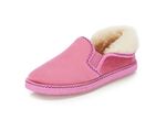 Laurina, warme Damen-Hausschuhe, mit Gummizug 