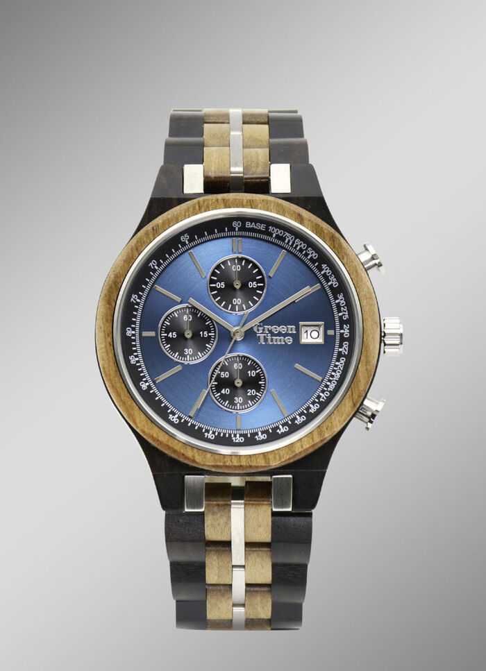 Quartz-Herren-Chronograph von GREEN TIME Watches 