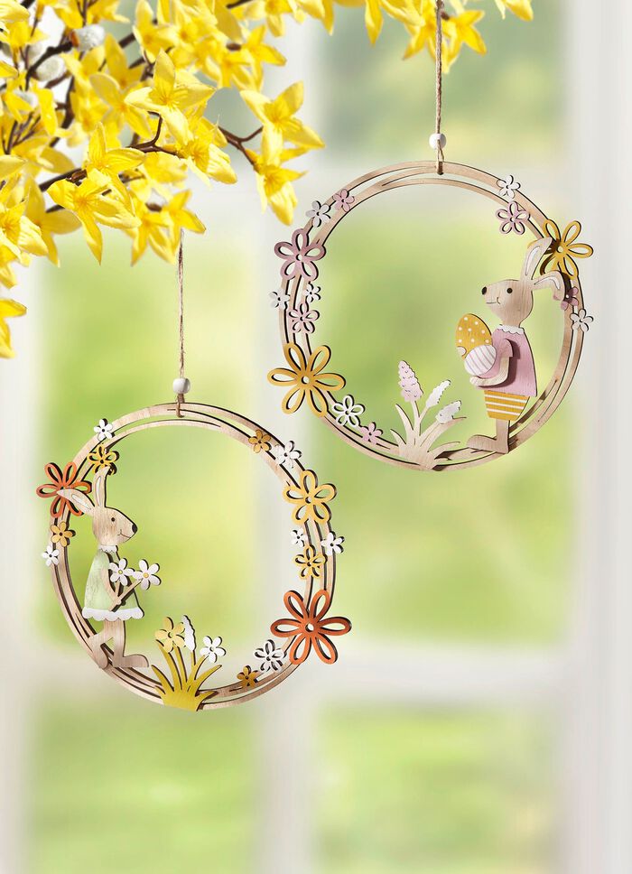 Aufh&auml;nger aus Holz im 2er-Set 