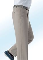 Unterbauch-Jeans mit Bundfalten in 3 Farben 