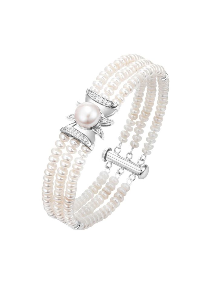 Armband mit S&uuml;&szlig;wasser-Zuchtperlen 