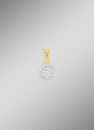 Edler Anhänger mit 27 Brillanten 