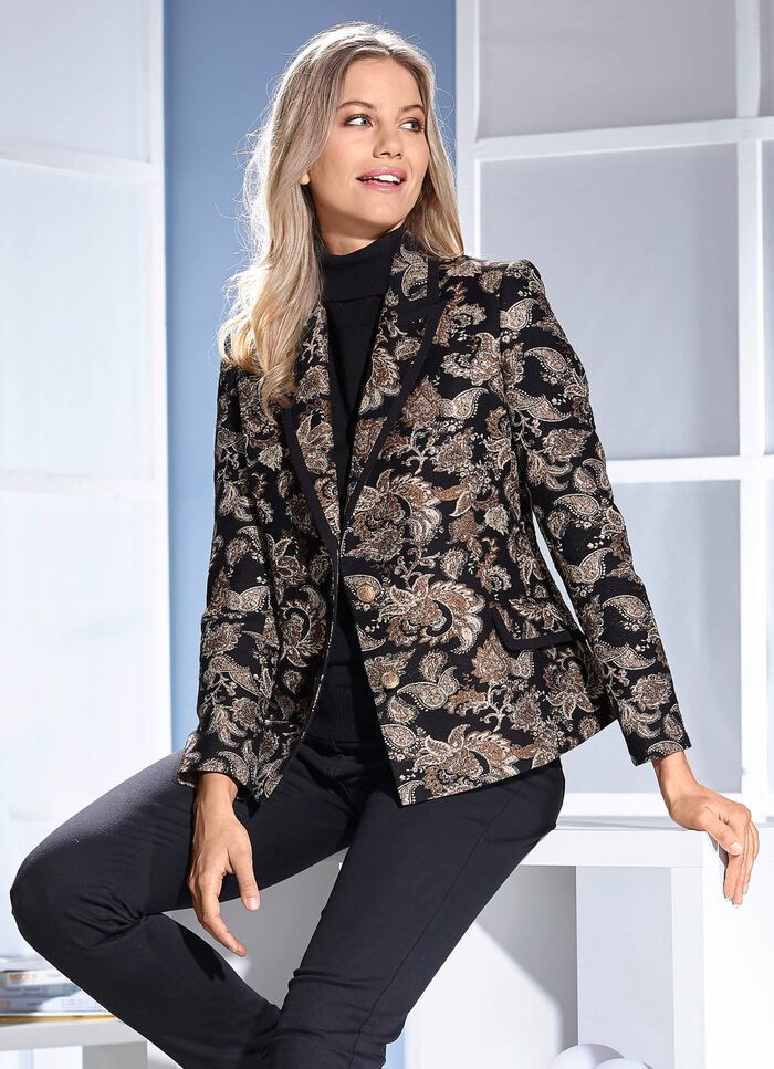 Kurzblazer mit Reverskragen 