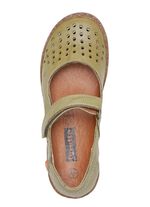 ELENA EDEN Slipper aus schattiertem Nappaleder PISTAZIE