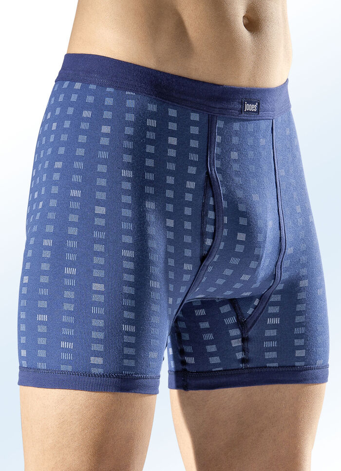 Viererpack Unterhosen, allover dessiniert 