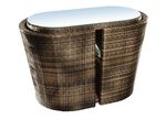 Hartman Balkon-Möbel, 3-teilig BRAUN