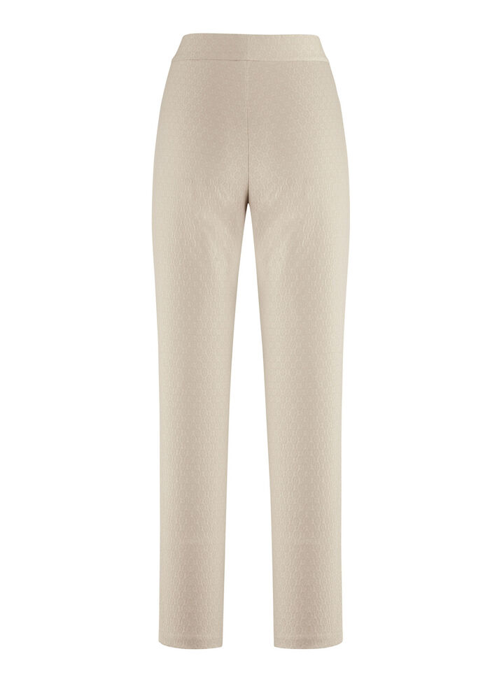 Kn&ouml;chellange Hose in bequemer Schlupfform BEIGE