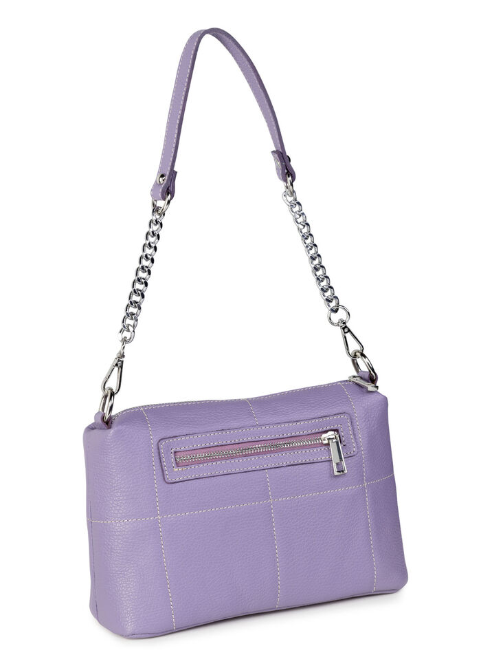 Laurina Tasche aus genarbtem Kalb-Nappaleder FLIEDER