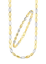 Durchbrochene Garnitur in Bicolor 