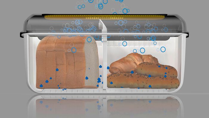 Tupperware BreadSmart Brotbeh&auml;lter WEISS-SCHWARZ