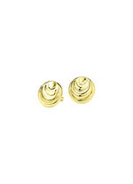 Ohrstecker aus Gold mit glänzendem Finish 