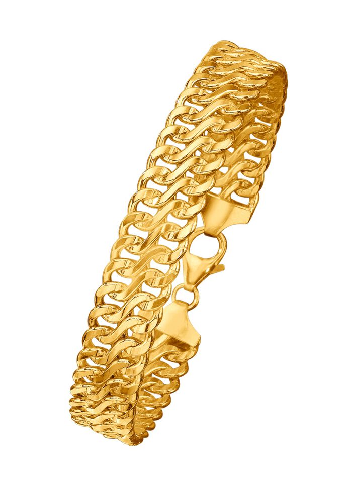 Doppel-Panzerketten-Armband 