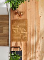 Kokosfußmatte mit rutschhemmender Rückseite 