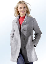 Jacke mit Steh-Umlegekragen 