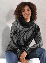 Pullover mit flauschigem Garn 