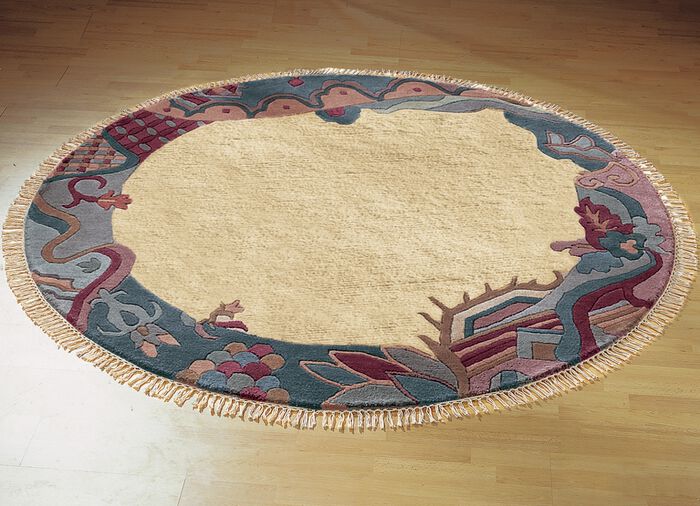 Brücken und Teppiche im Nepal-Stil BEIGE