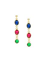 Farbenfrohe Eleganz: Ohrstecker mit Quarzen in verschiedenen Farben 