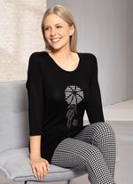 H&uuml;bsches Shirt mit aufwendiger Applikation 