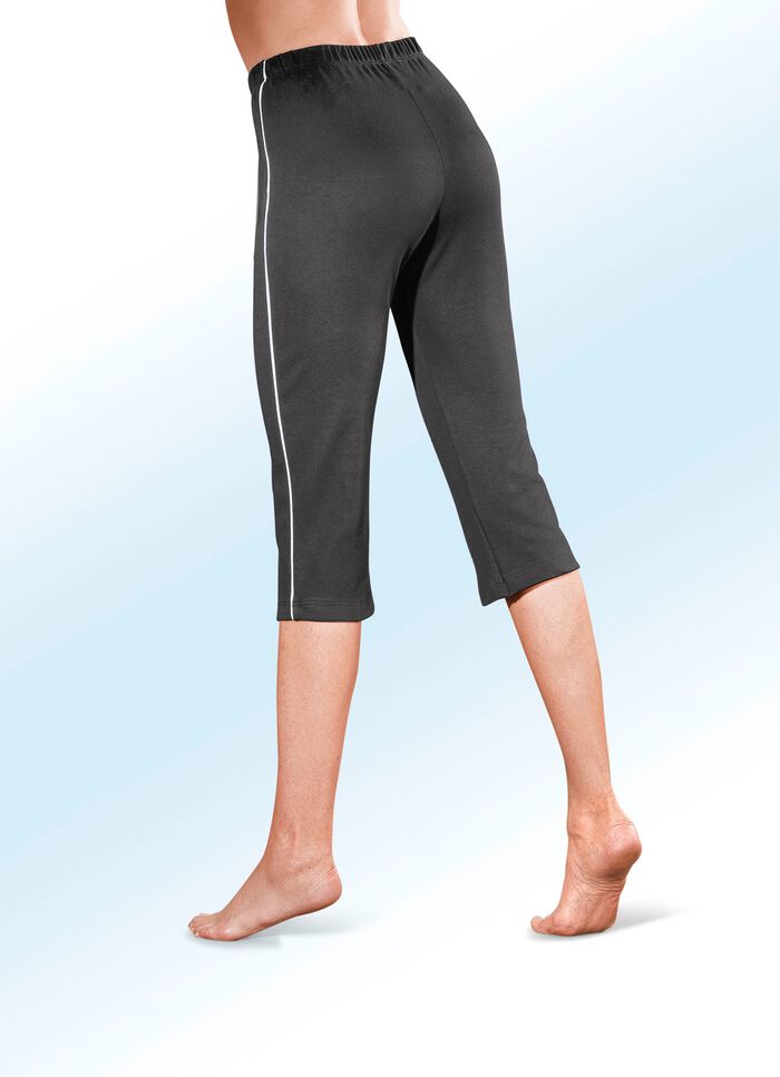Caprihose mit Dehnbund rundum 