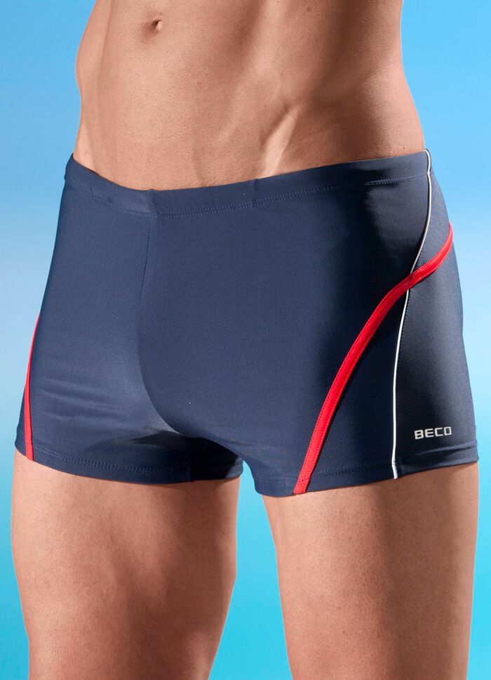 Badepants mit halbem Vorderteilfutter MARINE