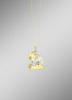 Imposanter Adlerkopf-Anhänger im Bicolor-Design