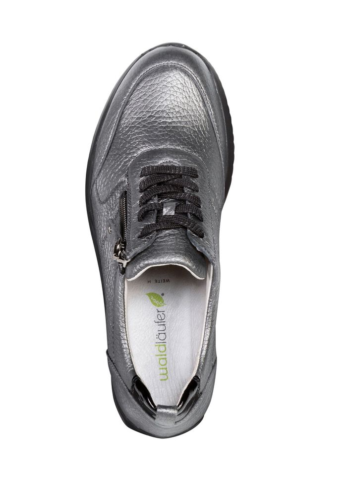 Waldl&auml;ufer, leichte Damen-Sneaker, Weite H, mit herausnehmbarem Fu&szlig;bett ALTSILBER