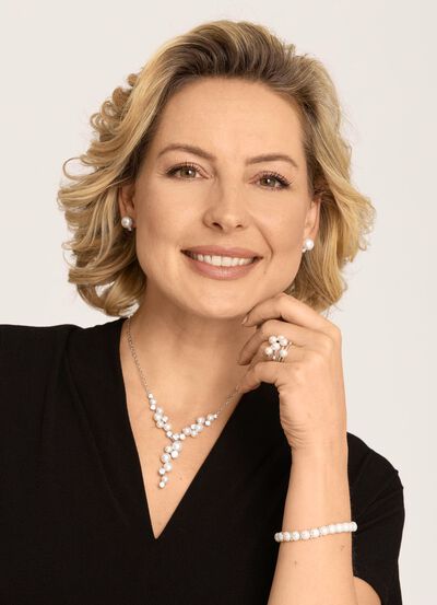 Elastisches Armband mit S&uuml;&szlig;wasser-Zuchtperlen 